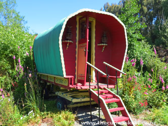 Gypsy caravan at Earthlore